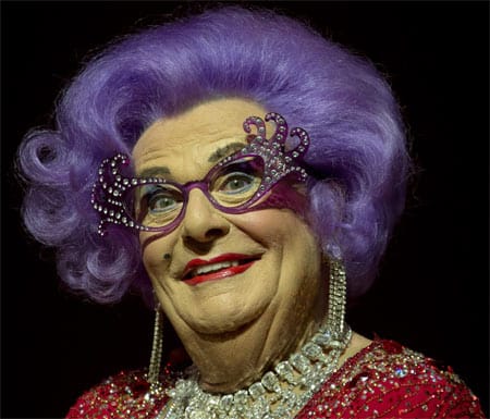 Barry Humphries as Dame Edna